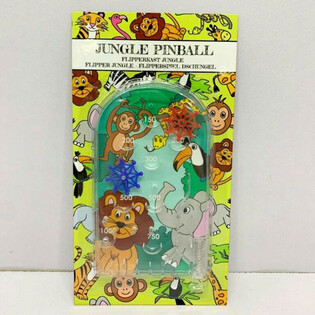 Đồ Chơi Bắn Bi Pinball Chủ Đề Th&uacute; Rừng Vỉ 12 C&aacute;i