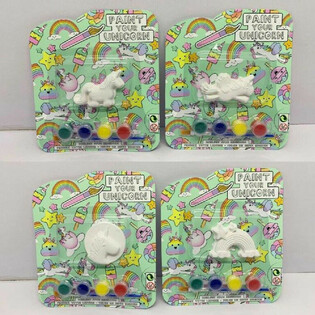 Bộ T&ocirc; M&agrave;u Kỳ L&acirc;n Unicorn Tự L&agrave;m Tr&ecirc;n Thẻ (12 c&aacute;i)