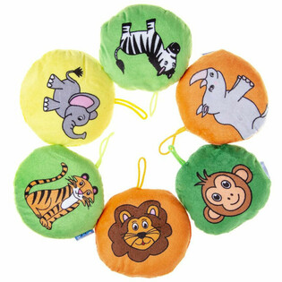 Th&uacute; B&ocirc;ng Động Vật Rừng Xanh - Đường k&iacute;nh: 10 cm (48 c&aacute;i)