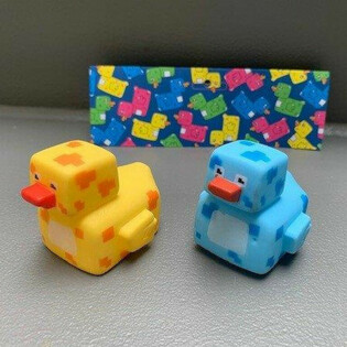 Vịt tắm chủ đề Gaming - Vịt cao su 6x5 cm (set 4 con)