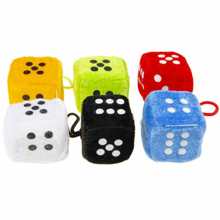 X&uacute;c Xắc B&ocirc;ng - Phối Nhiều M&agrave;u 4.5 x 4.5 cm (24 c&aacute;i)