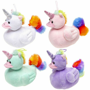 Th&uacute; Nhồi B&ocirc;ng Uniduckz - Vịt Kỳ L&acirc;n Unicorn - Nhiều M&agrave;u - 12x24x17 CM (8 con)