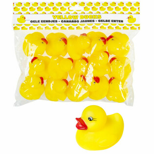 Vịt Cao Cổ Ph&aacute;t Tiếng K&ecirc;u L&agrave;m Qu&agrave; Tặng - 5 x 5 x 4 cm (Set 15 con)