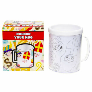 Ly Nước Tự Tô Màu Sinterklaas (Bộ 2 Cái)