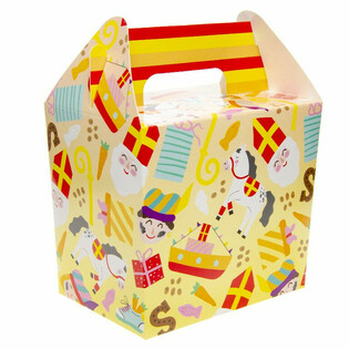 Hộp Thực Đơn SINTERKLAAS / Hộp Qu&agrave; Tặng 14x10x17 cm (12 chiếc)