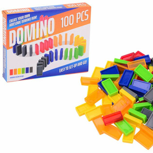 Bộ Tr&ograve; Chơi Domino - 100 Miếng trong Hộp Qu&agrave;