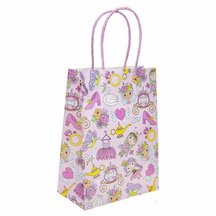 T&uacute;i Qu&agrave; Tặng Giấy C&ocirc;ng Ch&uacute;a - 16x9x22 cm (12 c&aacute;i)
