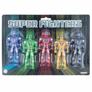 SUPER FIGHTERS - Bộ 5 M&ocirc; H&igrave;nh H&agrave;nh Động (6 bộ)