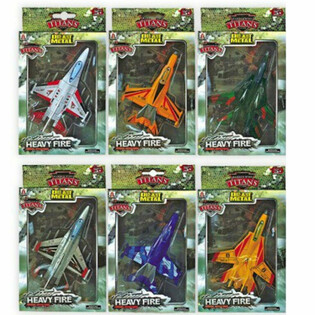 M&aacute;y bay F16 Kim loại Die-Cast (6 chiếc)