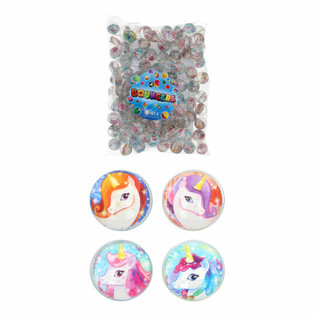B&oacute;ng Nảy Đồ Chơi Mix Kỳ L&acirc;n Unicorn &Oslash;3.3 cm (100 quả)