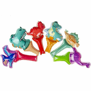 Bong B&oacute;ng Cầm Tay Khủng Long Tự Bơm (48 chiếc)
