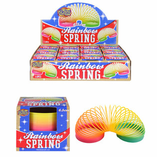RETRO TOYS - L&Ograve; XO CẦU VỒNG &Oslash; 6,5 CM TRONG HỘP TRƯNG B&Agrave;Y (12 c&aacute;i)