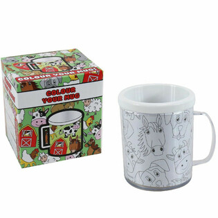 Động Vật Nông Trại - Ly Nước Tự Tô Màu (Bộ 2 Cái)