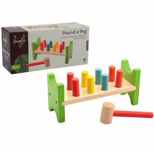 JOUECO - Đồ Chơi Gõ Búa Bằng Gỗ - Phù hợp cho trẻ từ: 12 Tháng (1 cái)