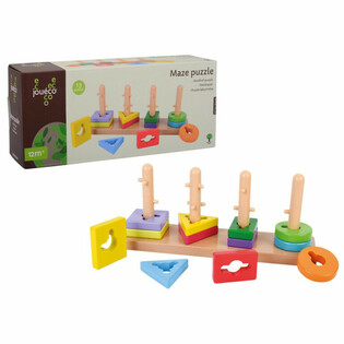 Trò chơi mê cung bằng gỗ JOUECO - 12 tháng tuổi trở lên