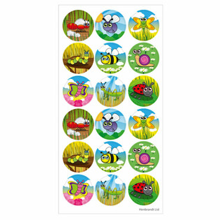 H&Igrave;NH D&Aacute;N FUN STICKERS - C&Ocirc;N TR&Ugrave;NG - 18 H&Igrave;NH/TỜ (Bộ 10 tờ)
