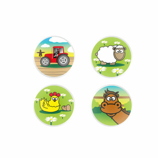 B&oacute;ng Nảy Mix N&ocirc;ng Trại &Oslash;3.3 Cm (100 quả)