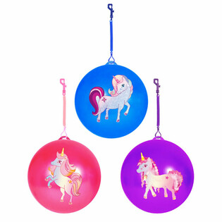 UNICORN / Bóng Kỳ Lân có dây / Bóng Bungee Ø23 cm (24 quả)