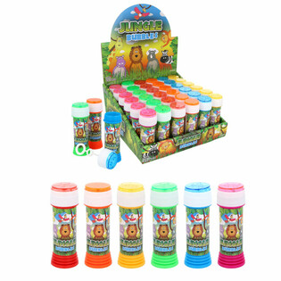Đo Chơi Thổi Bong B&oacute;ng X&agrave; Ph&ograve;ng Động Vật Rừng 50ml C&oacute; Kệ Trưng B&agrave;y (36 c&aacute;i)
