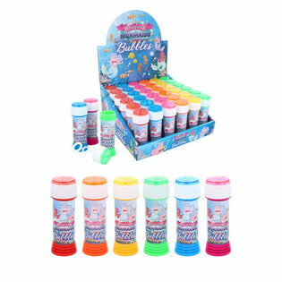 X&agrave; Ph&ograve;ng Thổi Bong B&oacute;ng Mỹ Nh&acirc;n Ngư 50ml k&egrave;m Tr&ograve; Chơi (Hộp 36 chai)