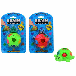Đồ chơi Fidget - Bộ giải đố tr&iacute; uẩn h&igrave;nh động vật tr&ecirc;n vỉ (12 c&aacute;i)