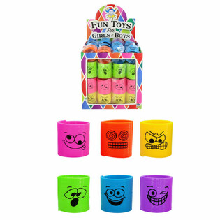 L&ograve; Xo Xoắn Mini Mặt Cười &Oslash;3.5 cm Trong Hộp Trưng B&agrave;y (60 c&aacute;i)