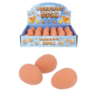 B&oacute;ng Nảy H&igrave;nh Quả Trứng Trong Hộp Trưng B&agrave;y (24 chiếc)