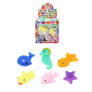 Đồ Chơi Squishy Sinh Vật Biển Mini - Hộp Trưng B&agrave;y (96 chiếc)