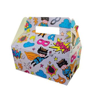 Hộp Đựng Phần Ăn Trẻ Em Superhero - 22.5 x 12 x 9.5 cm (24 c&aacute;i)
