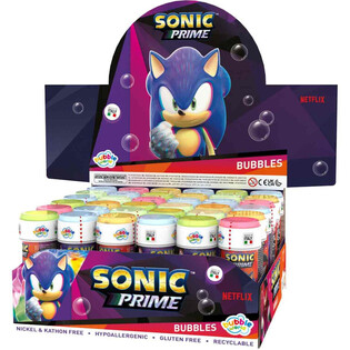 Thổi Bong B&oacute;ng SONIC - 60ML - Trong Hộp Trưng B&agrave;y (36 c&aacute;i)