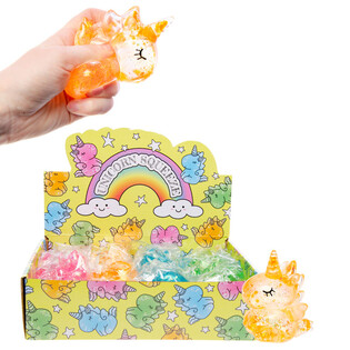 KỲ L&Acirc;N B&Oacute;P TAY (SQUEEZE UNICORN) - NHIỀU M&Agrave;U - TRONG KHAY TRƯNG B&Agrave;Y (12 chiếc)