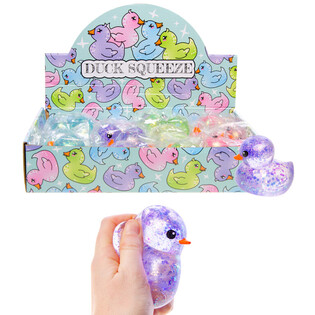 VỊT B&Oacute;P SQUEEZE DUCK - MIX M&Agrave;U - TRONG HỘP TRƯNG B&Agrave;Y (12 c&aacute;i)