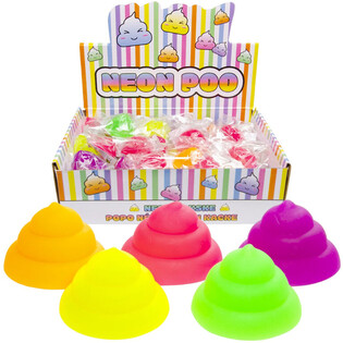 ĐỒ CHƠI B&Oacute;P PH&Acirc;N NEON - NHIỀU M&Agrave;U - TRONG HỘP TRƯNG B&Agrave;Y (50 c&aacute;i)