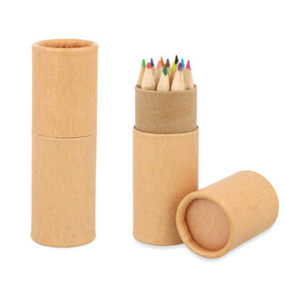 12x B&uacute;t Ch&igrave; M&agrave;u Trong Ống Giấy: Mẫu: Eco Friendly - C&oacute; Hộp Trưng B&agrave;y (20 chiếc)
