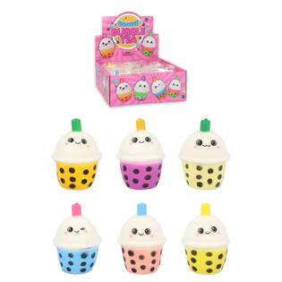 Bubble Tea Squeeze Fidget - Nhiều m&agrave;u sắc trong hộp trưng b&agrave;y (12 c&aacute;i)
