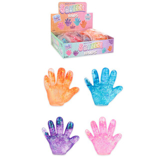 B&agrave;n Tay B&oacute;p Dẻo Squeeze Hand - Mix Nhiều M&agrave;u - Hộp Trưng B&agrave;y (12 C&aacute;i)