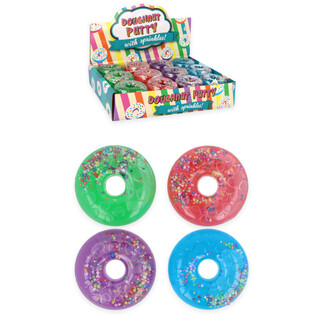 Donut Putty trong Hộp trưng b&agrave;y đầy m&agrave;u sắc - Mix m&agrave;u (24 c&aacute;i)