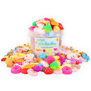 M&ocirc; H&igrave;nh Squishy Hỗn Hợp Trong X&ocirc; (100 chiếc)