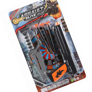ASSAULT ELITE - Bộ S&uacute;ng Đồ Chơi với Mũi T&ecirc;n H&uacute;t v&agrave; Dao (6 bộ)