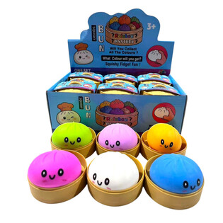 RAGE - B&aacute;nh Bao Squishy Dumplings LỚN (8.5 x 8.5 x 4.8 cm) - Đồ Chơi Fidget Viral 2026 (12 c&aacute;i)
