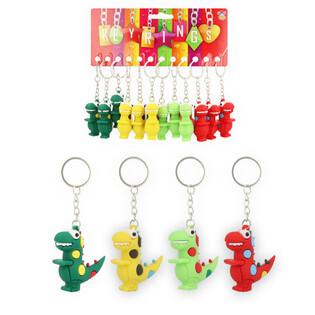M&oacute;c Kh&oacute;a Khủng Long 3D - Nhiều M&agrave;u (12 c&aacute;i)