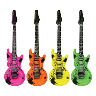 Đ&agrave;n Guitar Bơm Hơi Neon Mix - 95cm (12 chiếc)
