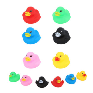 Vịt Tắm Kim Tuyến Nhiều M&agrave;u Mix - K&iacute;ch thước: 6x5x6 cm - (12 chiếc)