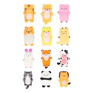 Đồ Chơi Squishy Động Vật Mix Cho Th&ugrave;ng Bốc Thăm - Hộp Trưng B&agrave;y - (96 C&aacute;i)
