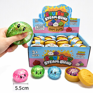 RAGE - Đồ Chơi Squishy B&aacute;nh Bao Kim Tuyến Nhỏ (K&iacute;ch Thước 5.5x5.5x3cm) - Viral 2026 Fidget Toy (24 C&aacute;i)