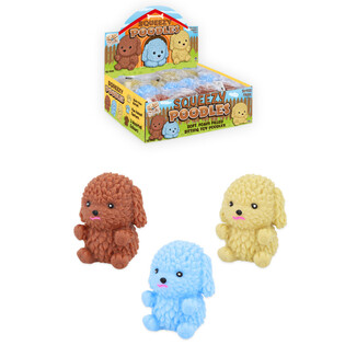 Ch&oacute; Poodle Co Gi&atilde;n Đ&agrave;n Hồi Trong Hộp Trưng B&agrave;y (12 C&aacute;i)