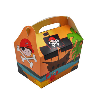 HỘP ĐỰNG THỨC ĂN TRẺ EM: CƯỚP BIỂN - K&iacute;ch thước 18.5x12x19 CM - HỘP QU&Agrave; TẶNG (24 chiếc)
