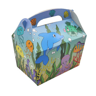 HỘP ĐỒ ĂN TRẺ EM MẪU: SINH VẬT BIỂN - K&iacute;ch thước 18.5x12x19 CM - FOODBOX (24 c&aacute;i)