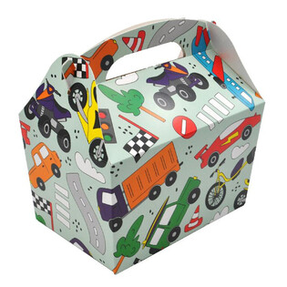 HỘP ĐỒ ĂN TRẺ EM MẪU: XE CỘ - K&iacute;ch thước 18.5x12x19 CM - FOODBOX - KIDSBOX (24 c&aacute;i)
