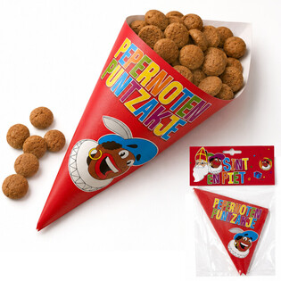 Túi Giấy Hình Nón Đựng Bánh Kẹo Sinterklaas & Piet (36 Cái)